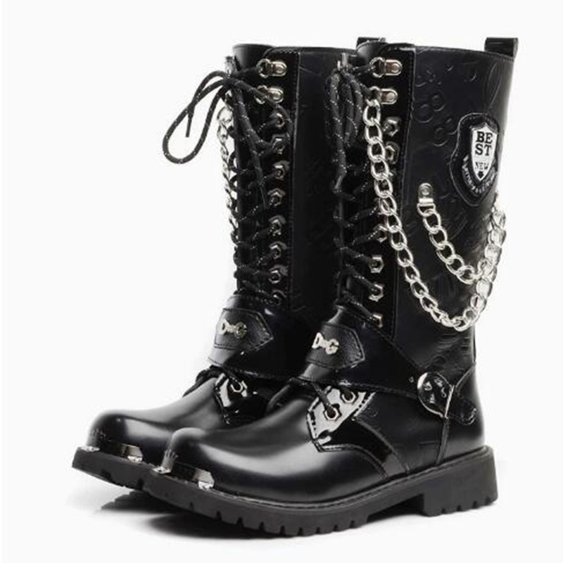 Luksusowe męskie buty motocykl – Steel Chain recenzja i cena
